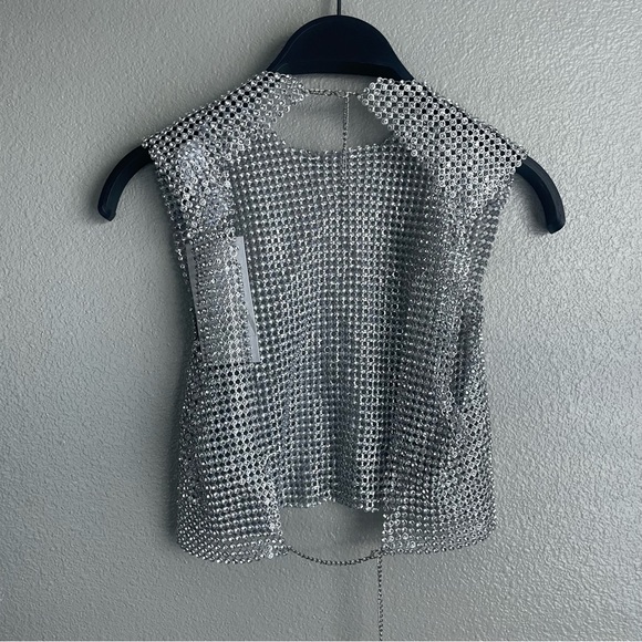 Zara Open Back Rhinestone Top - Picture 8 of 9